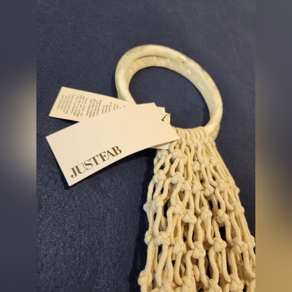 Macrame Mini Tote - Picture 2 of 7